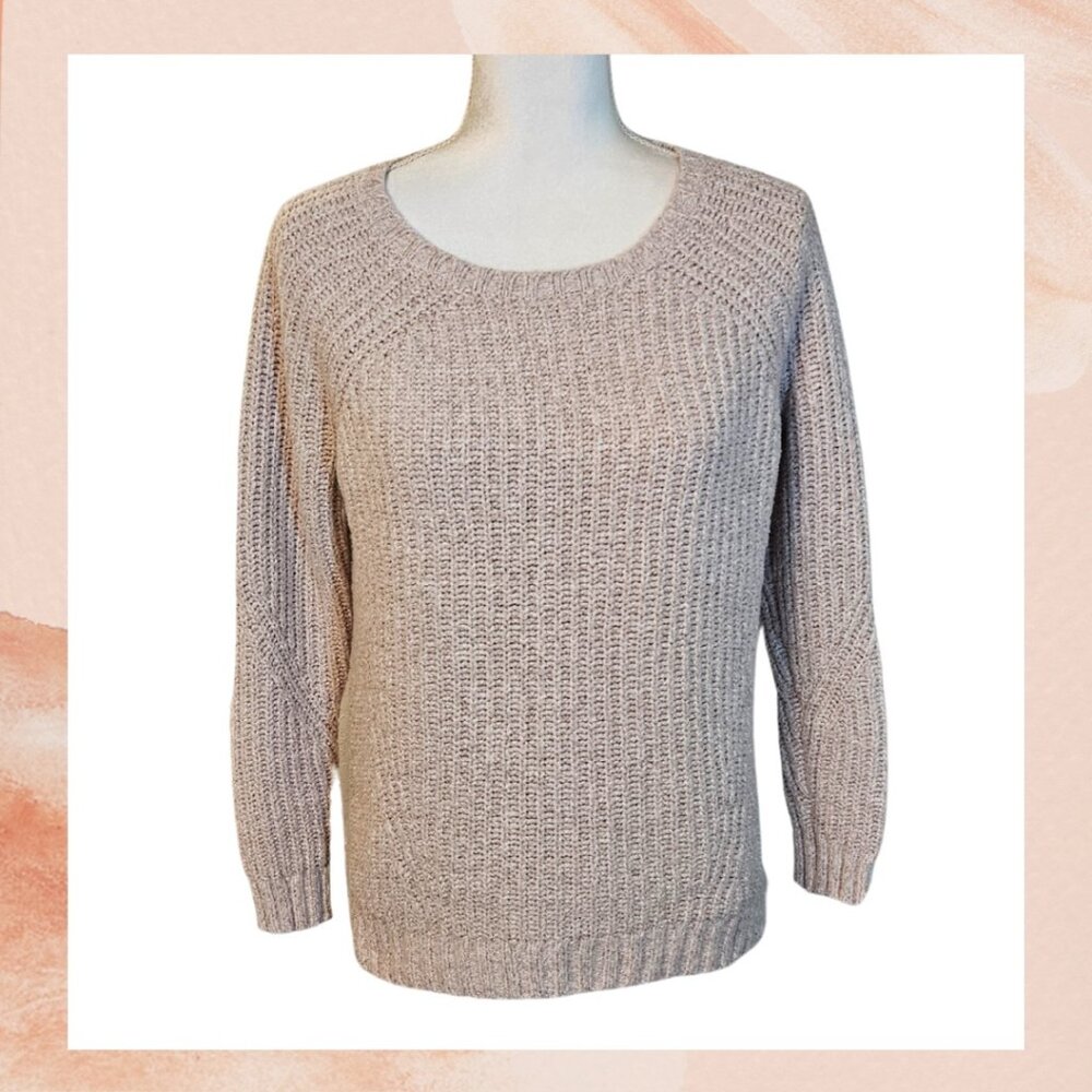 Light Pink Cable Knit Sweater